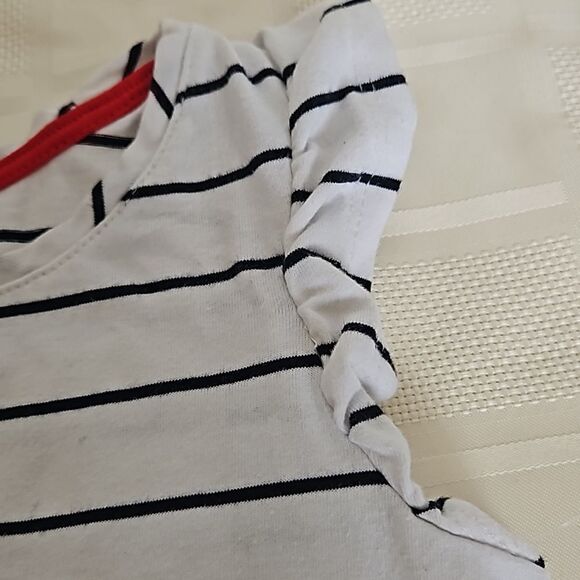 Rachel Zoe Girl's Sequins Top 10-12 Years Old Red/ White - Picture 12 of 16